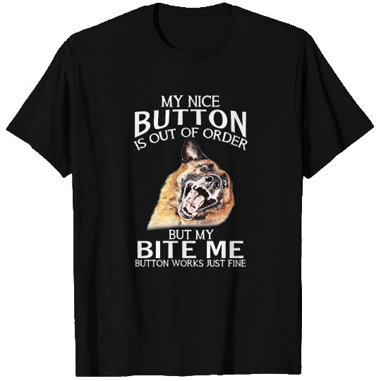 my nice button is out of order but my bute me T Shirts