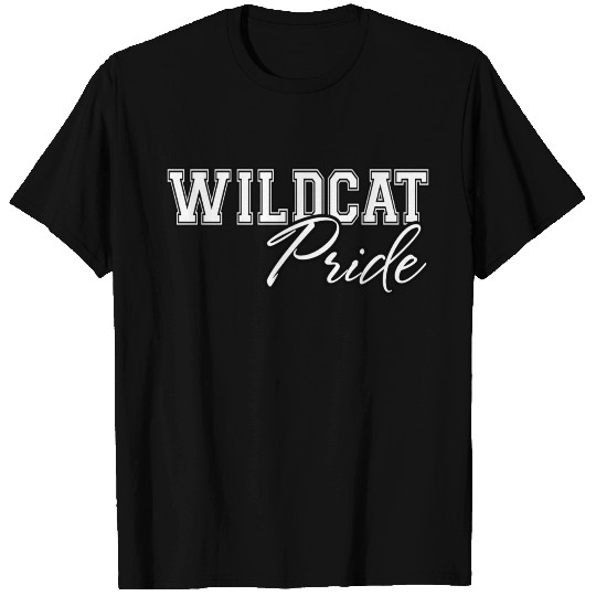 Wildcat Pride Back To School Spirit Script T Shirts