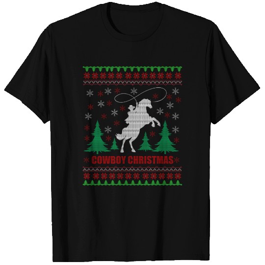 Cowboy Christmas T Shirts