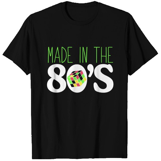 Made in the 80s Rubics Cube T Shirts