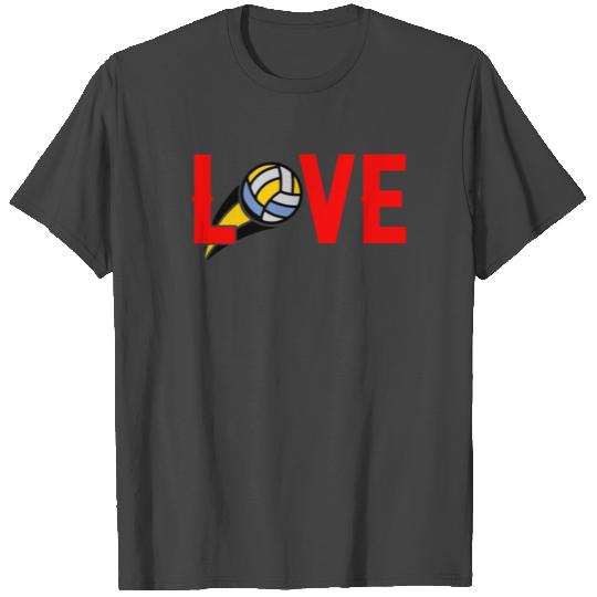 Love mom girls volleyball for women mothers day T Shirts