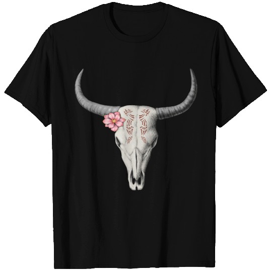 Bull Skull T Shirts