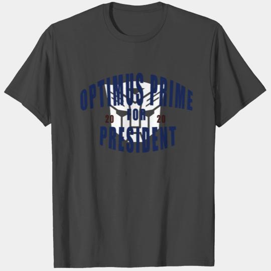 Optimus Prime For President T Shirts