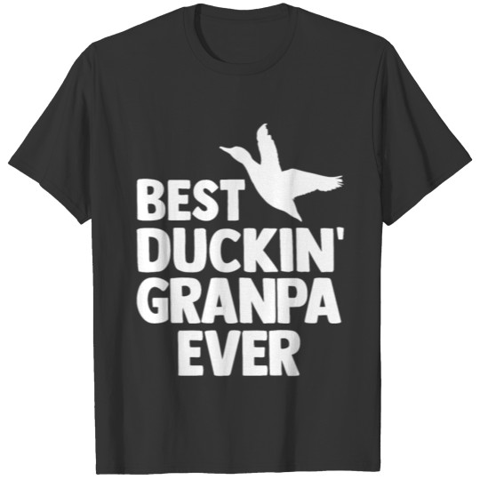 Best Duckin' Grandpa Ever Funny Water Ducklings T-shirt