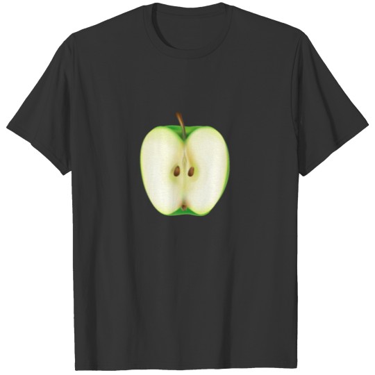Fruit T Shirts Halloween Green Apple Vegetarian T Shirts
