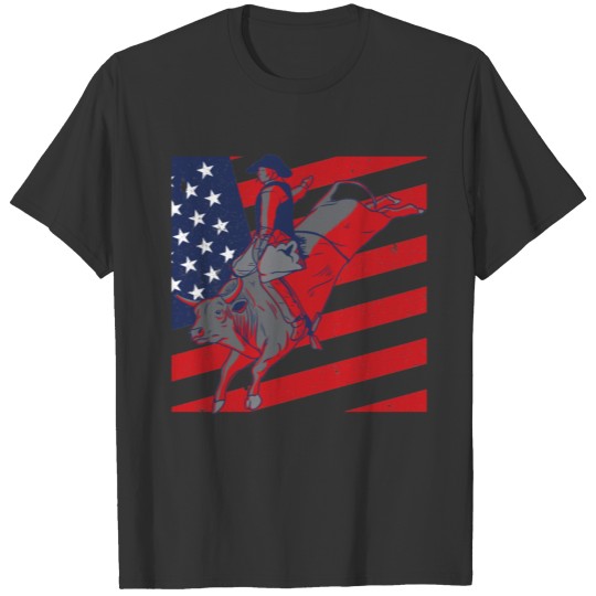 Cowboy rodeo Usa Gift Shirt T-shirt