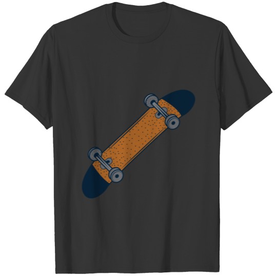 Skateboard Skate Wooden Rolls Flips Hobby Gift T-shirt