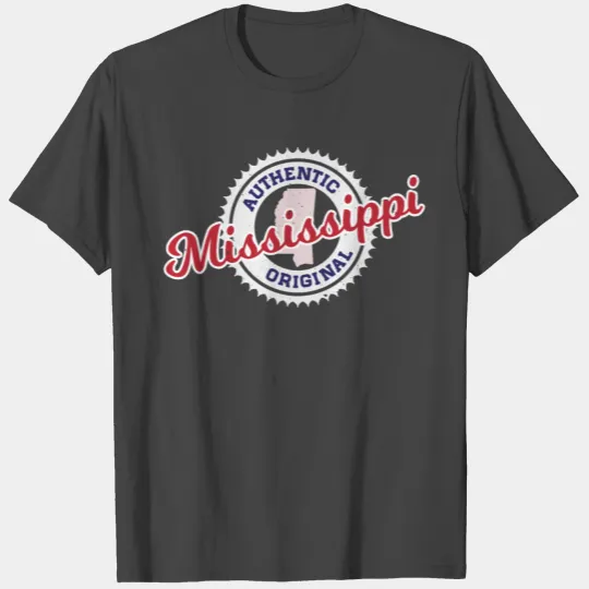 MISSISSIPPI - AUTHENTIC ORIGINAL - OLE MISS COLORS T Shirts