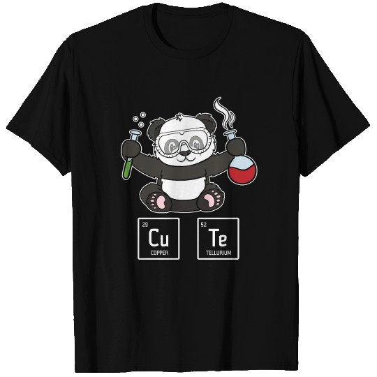 Panda Pandas Periodic Table Physic Chemistry Gift T Shirts