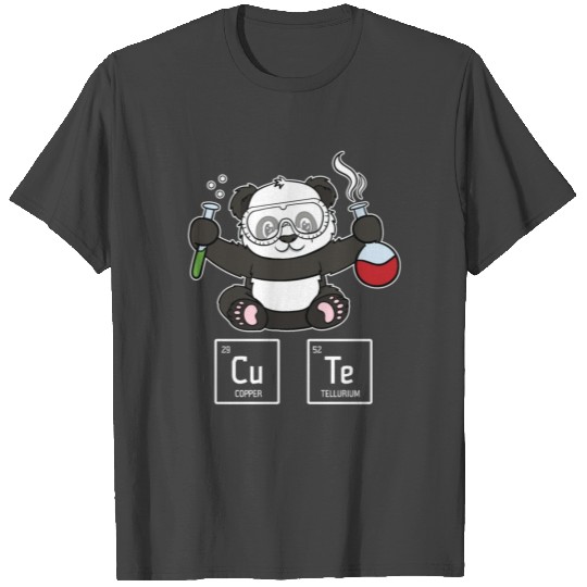 Panda Pandas Periodic Table Physic Chemistry Gift T Shirts