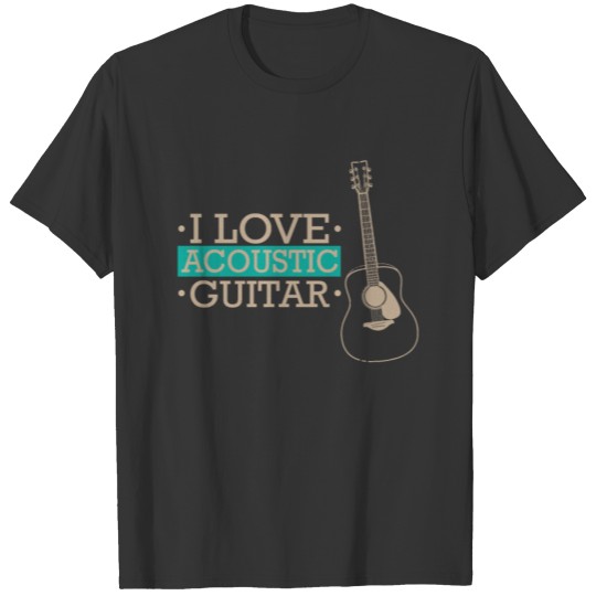Acoustic Guitar Musician Country Band Gift T-shirt