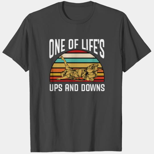 One Of Life's Postal Service And Downs Bungee Jumping Quotes T Shirts