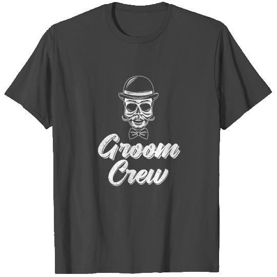 Groom Crew Squad Groomsmen Engagement Wedding T Shirts