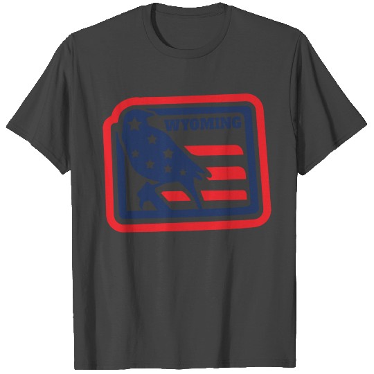 Wyoming Stars and Stripes T Shirts