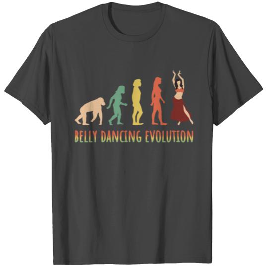 Belly Dancing Evolution Dancer Girl Woman T Shirts