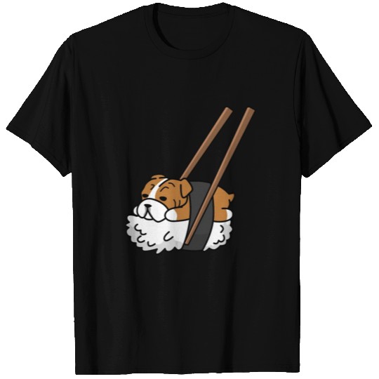 English Bulldog Sushi T Shirts
