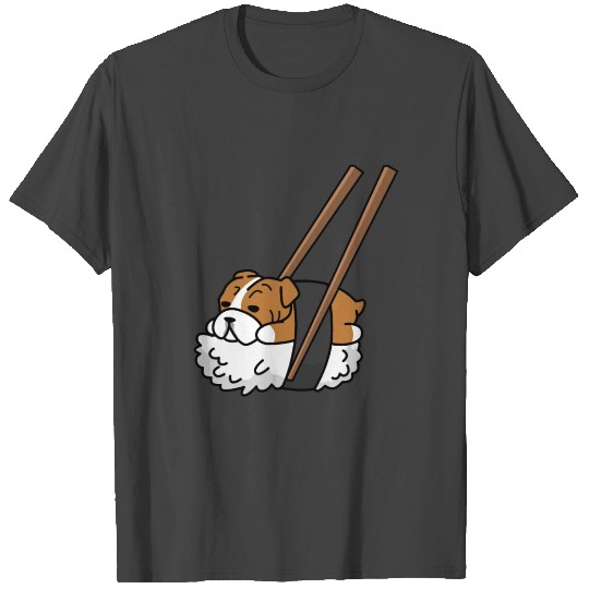English Bulldog Sushi T Shirts