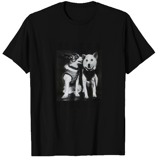 Belka & Strelka USSR CCCP Space Dog Laika T Shirts