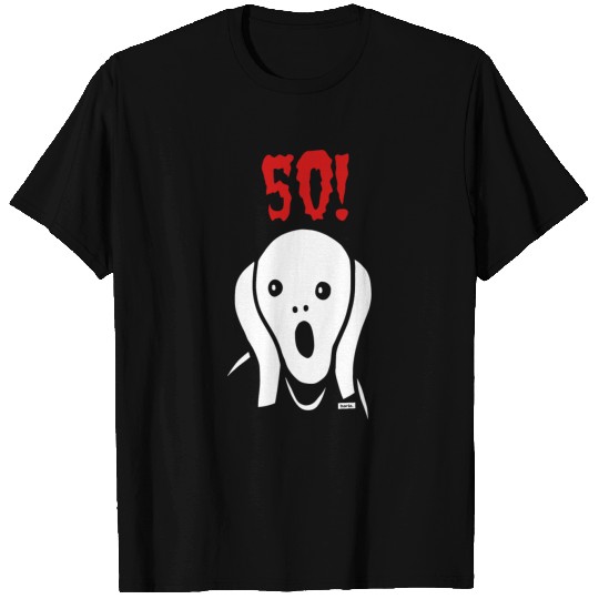 Scream 50 Birthday HARIZ Gift Round T Shirts