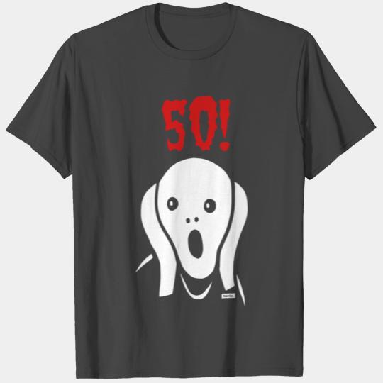 Scream 50 Birthday HARIZ Gift Round T Shirts