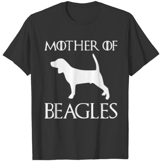 mother of beagles 2 T-shirt