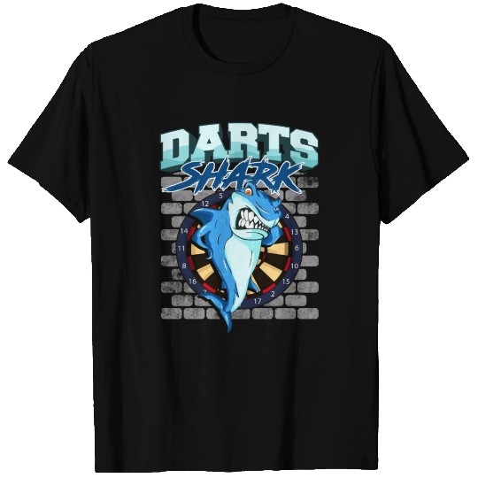 Funny Dart Team Player Shark Darts Quote Gift T Shirts