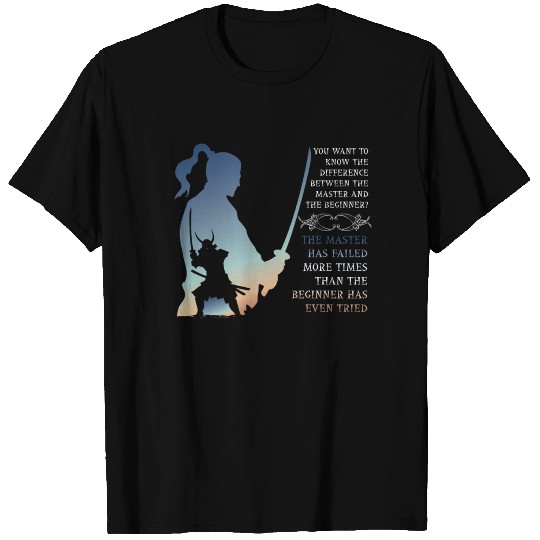 Samurai Sword Master Beginner T Shirts