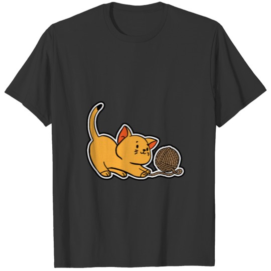 Playing cat - Meow - Meow T-shirt