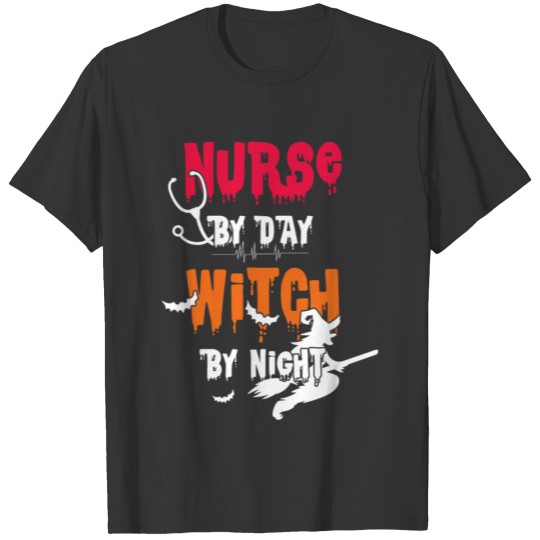 Halloween Nurse Day Witch Night Hospital Gift T Shirts