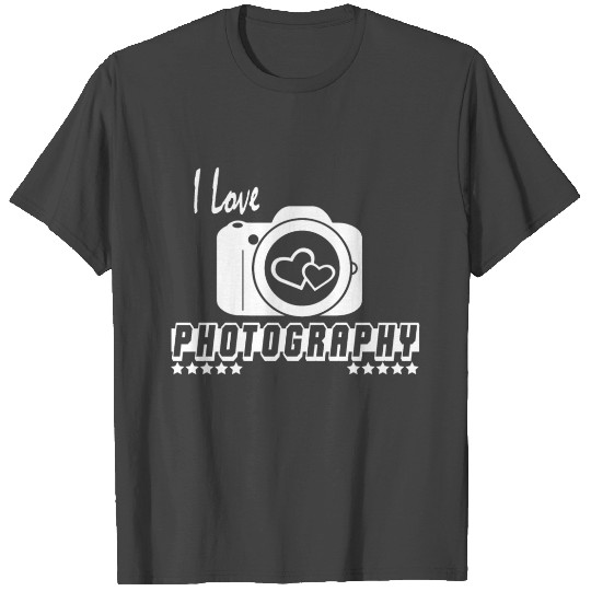 I love Photography! for photographs T Shirts