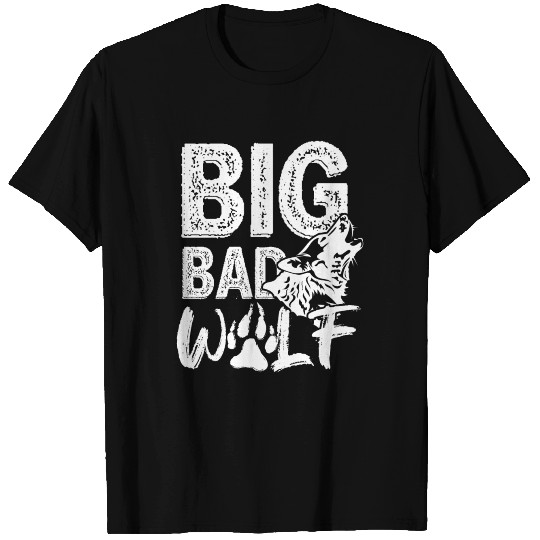 Big Bad Wolf predator pack animal present T Shirts