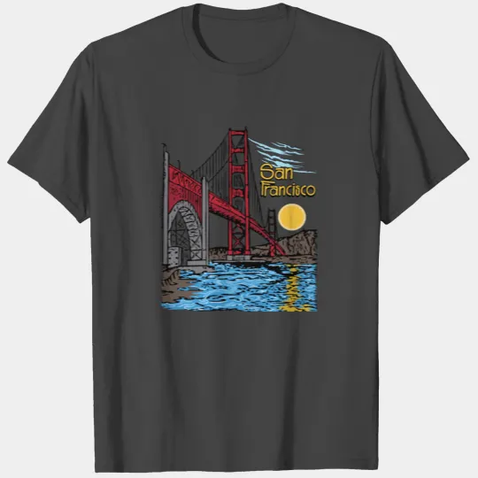 San Francisco Golden Gate Bridge T Shirts