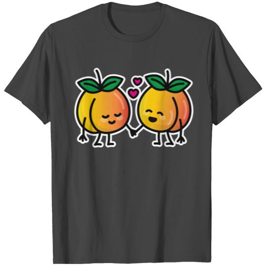 Lesbian couple peach vagina sexting homosexual T Shirts