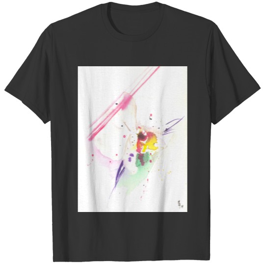 Abstract Watercolor Orchid I T-shirt