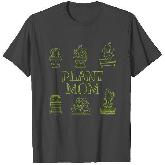 Vegan Plant Mom Meatless Present T Shirts