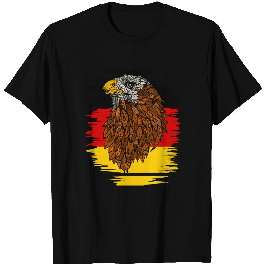 German Eagle Freedom Patriot Flag Of Germany T Shirts