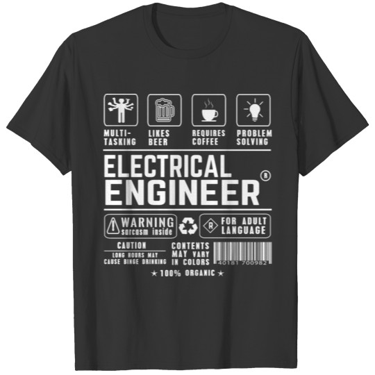 Funny Electrical Engineer Men Women Engineering T Shirts