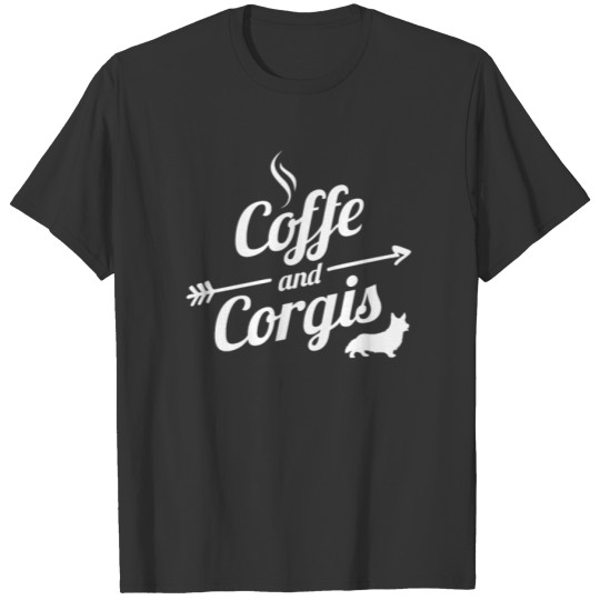 Coffee And Corgis Corgi Dog Lover, Funny Dog T-shirt