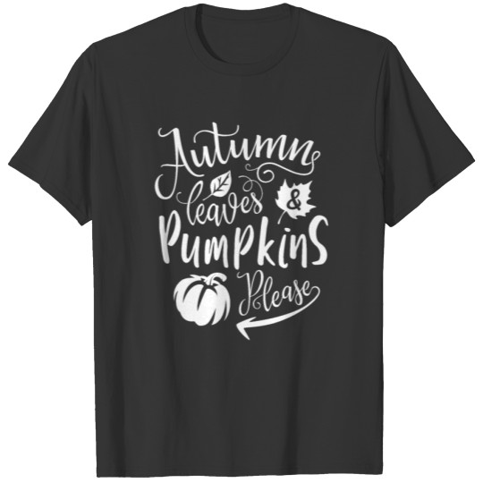 Autumn Leaves and Pumpkins - - Fall Autumn pumpkin T-shirt