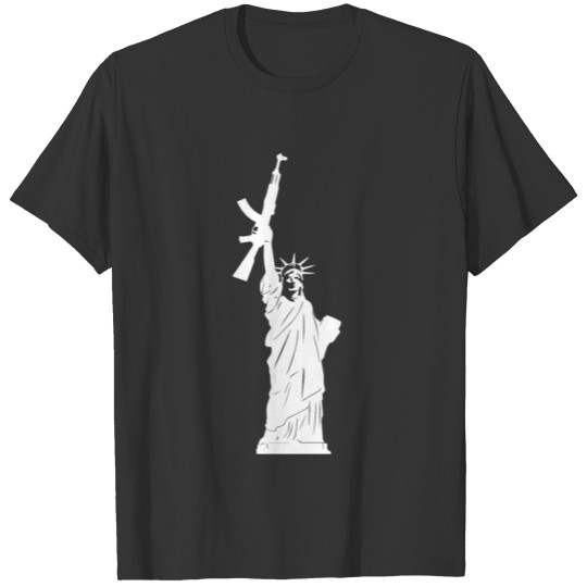 Statue of Liberty Anti USA, U.S. Terror Guantana T-shirt