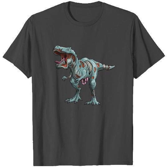 Dinosaur T Rex Zombie Saurus Funny Halloween Dino T Shirts