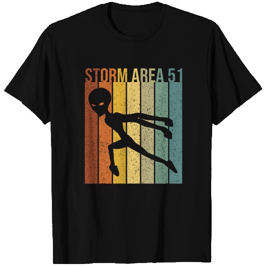 Storm Area 51 They Can't Stop Us All T Shirts