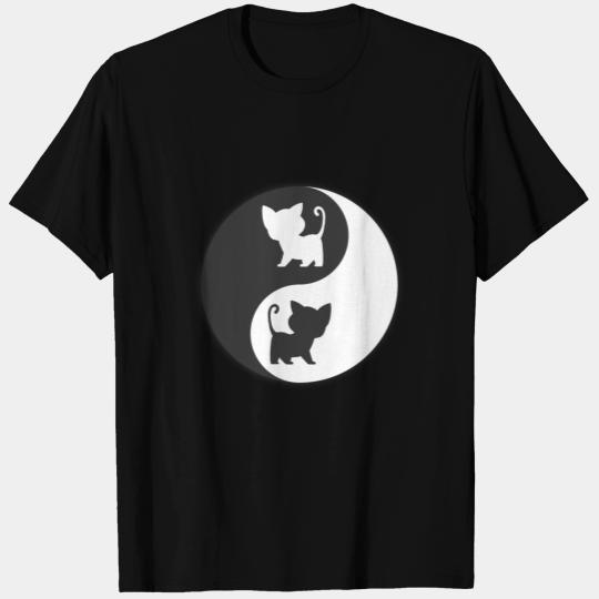 Cat Ying Yang T Shirts
