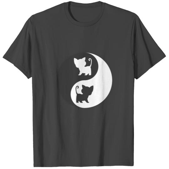 Cat Ying Yang T Shirts