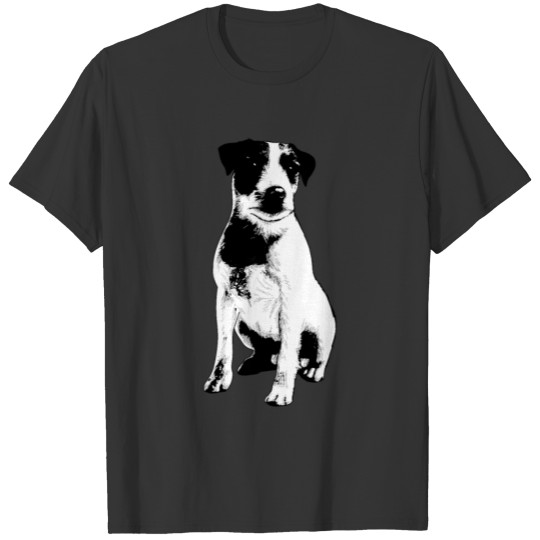 Parson Russell Terrier Sitting Cute Dog Pets Gift T Shirts