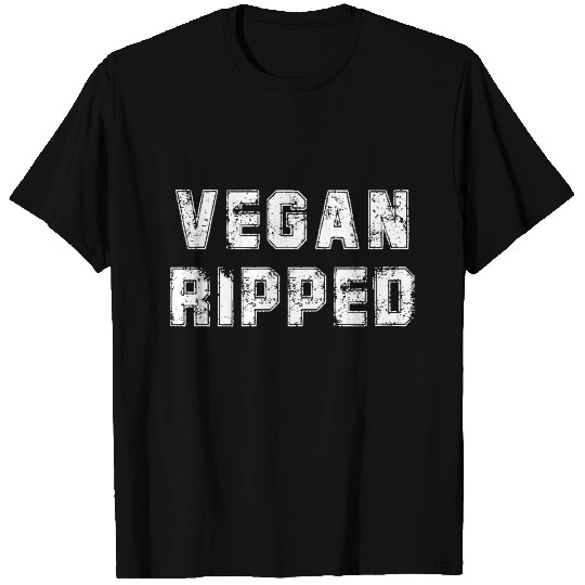 Vegan Ripped - 100% Plant Based Diet T Shirts