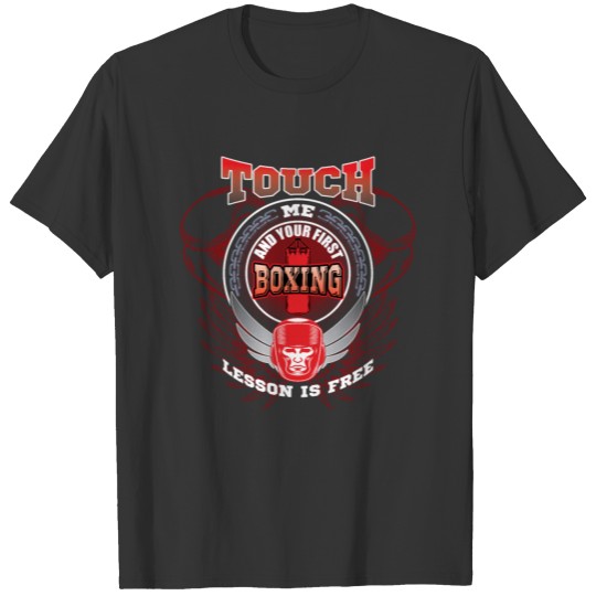 Boxer boxing fight martial arts fighter gift idea T-shirt