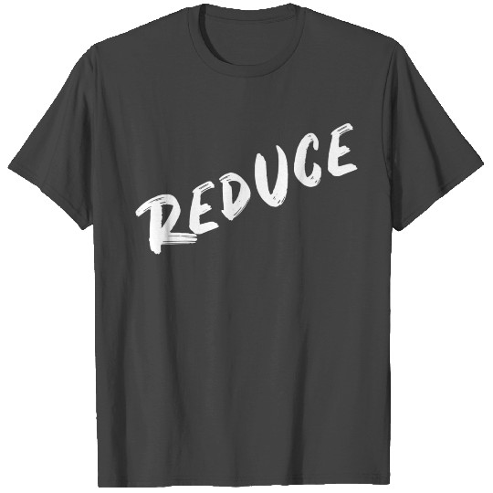 Reduce Eco Friendly Earth Planet Green Thumb T Shirts