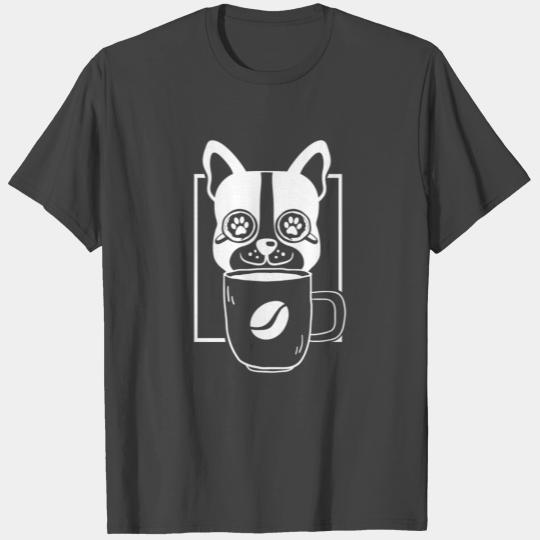 dog pet animal doglover caffeine paws coffee T Shirts