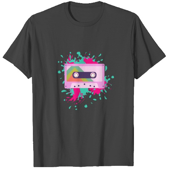 Retro 80s 90s Cassette Tape T Shirts